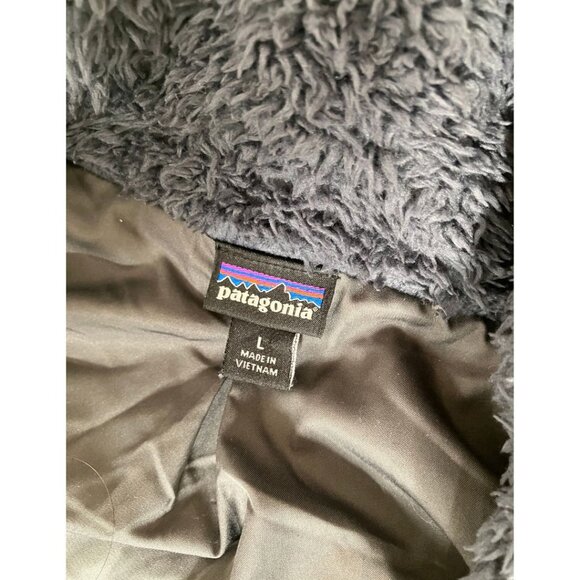 Patagonia Los Gatos Sherpa Fleece Vest Smolder Blue Size Large - Picture 8 of 8